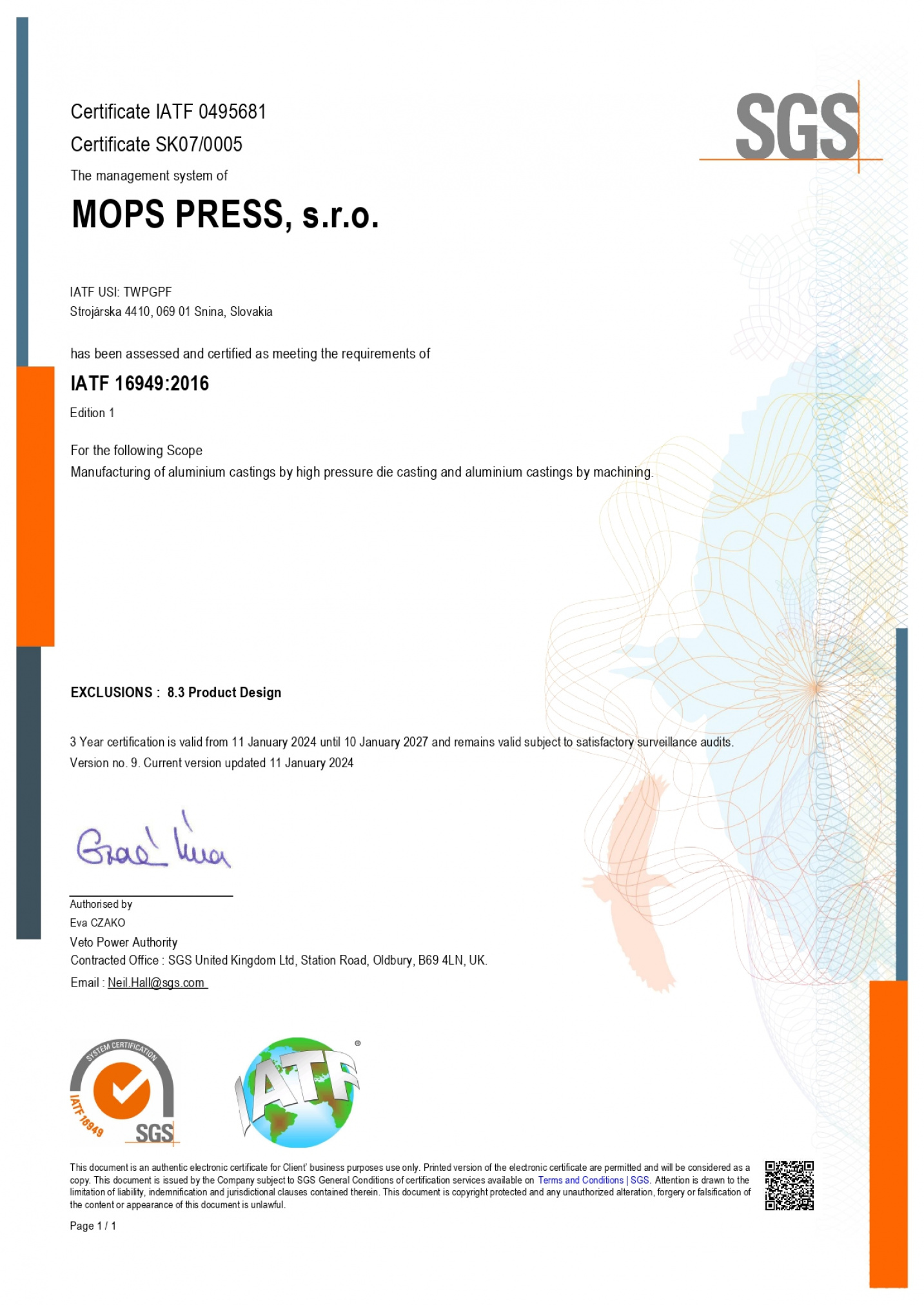 Certifikaty
